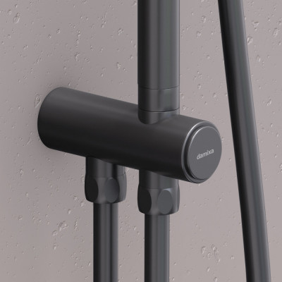 Душевая система черная Damixa Gala 953000300