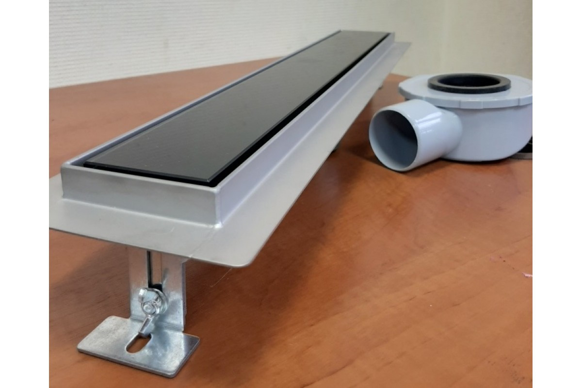 Душевой трап 60см черный ALMAes Laguna LG60BL