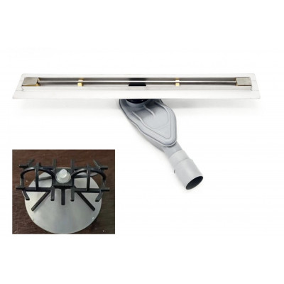 Душевой трап хром 60см ALMAes Delgado DL60CH