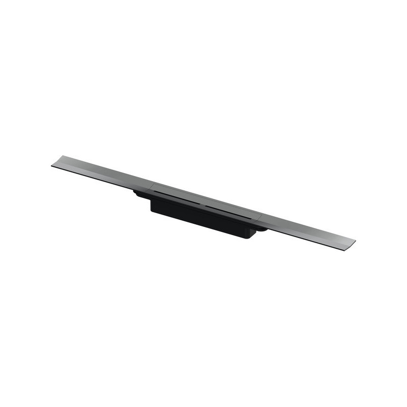 Профиль для душа TECEdrainprofile 1200 с цветным PVD покрытием Polished Black Chrome/глянец, черный хром, обрезной, 671211