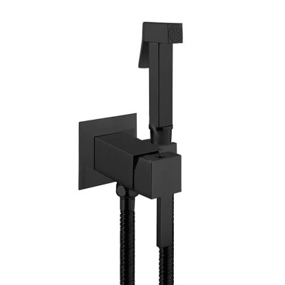 Гигиенический душ со смесителем черный Giulini Pablolux FSH20NO