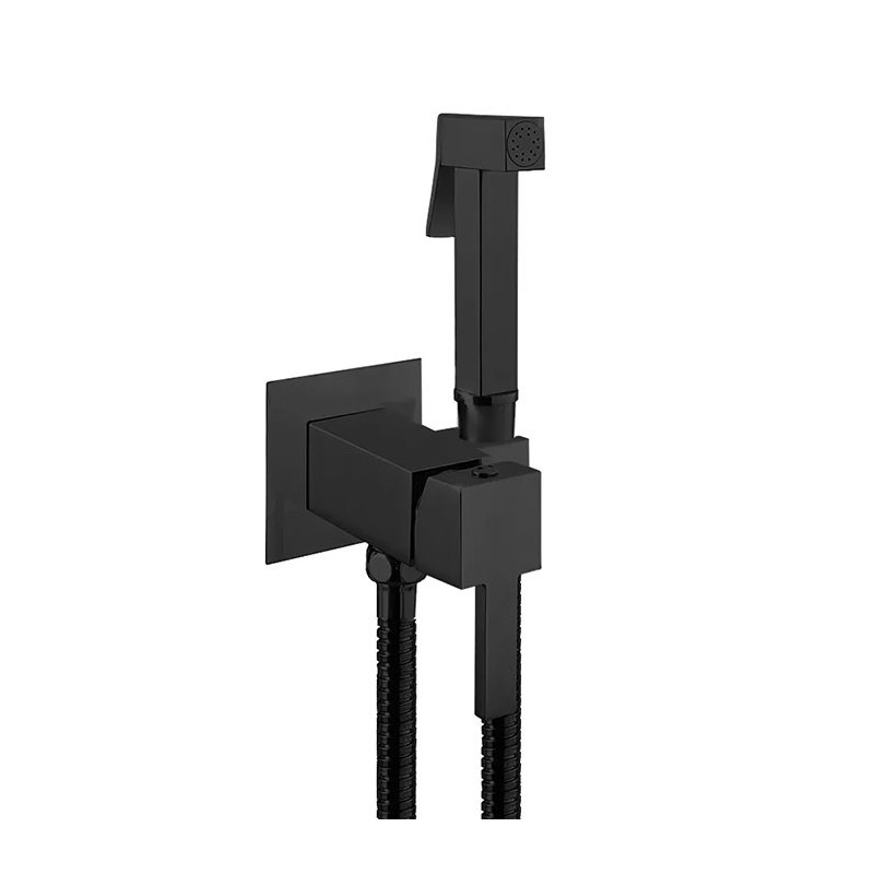 Гигиенический душ со смесителем черный Giulini Pablolux FSH20NO