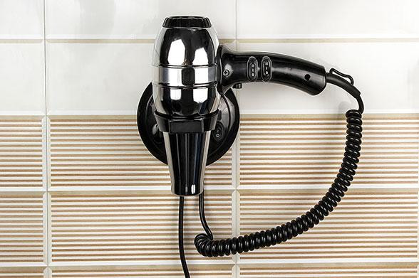 Фен для волос Nofer Hotel Line 02057.В, 900-1800W, ABS пластик, хромированная сталь