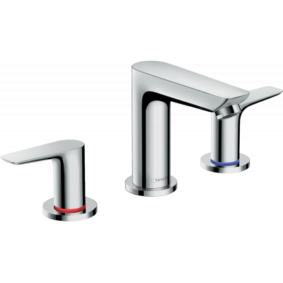Смеситель для раковины Hansgrohe Talis E на 3 отверстия со сливным гарнитуром, хром, 71733000