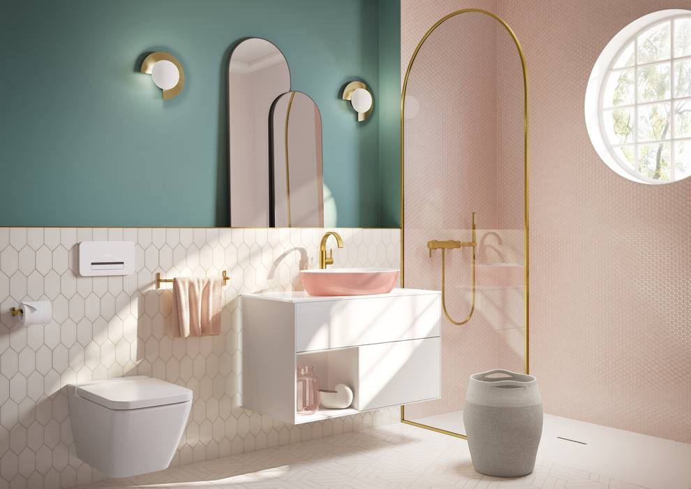 Унитаз подвесной Villeroy&Boch Finion 560x375, с открытым смывным краем, настенный, Stone White CeramicPlus, 4664R0RW