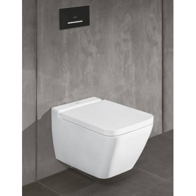 Сидение с крышкой для унитаза Villeroy&Boch Finion, с функцией микролифт, с быстросъемным сиденьем, Stone White, 9M88S1RW