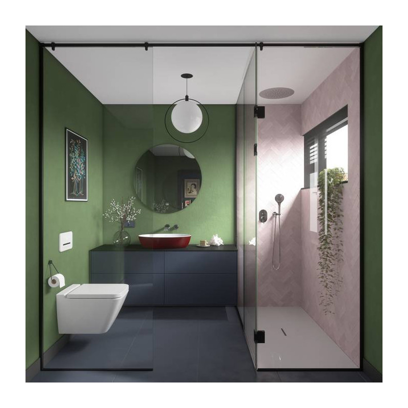 Сидение с крышкой для унитаза Villeroy&Boch Finion, с функцией микролифт, с быстросъемным сиденьем, Stone White, 9M88S1RW