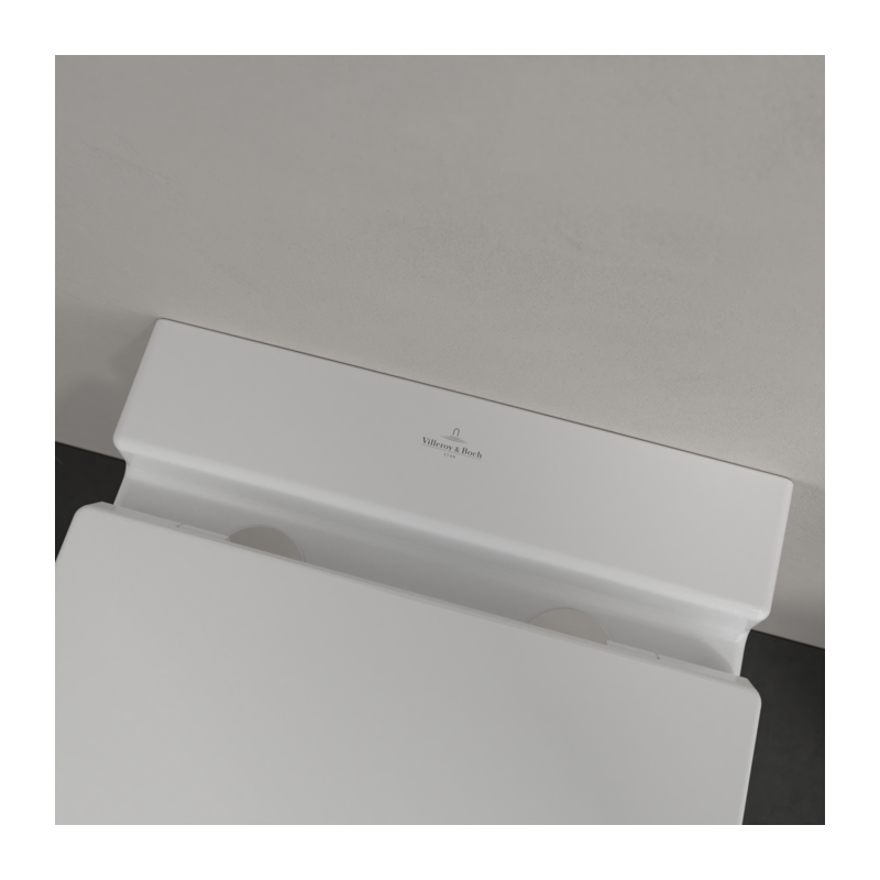 Сидение с крышкой для унитаза Villeroy&Boch Finion, с функцией микролифт, с быстросъемным сиденьем, Stone White, 9M88S1RW