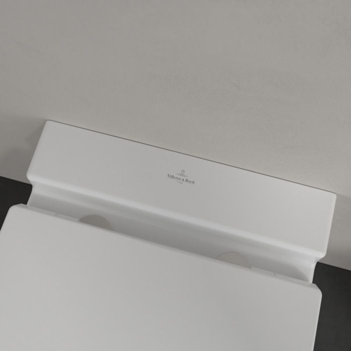 Сидение с крышкой для унитаза Villeroy&Boch Finion, с функцией микролифт, с быстросъемным сиденьем, Stone White, 9M88S1RW