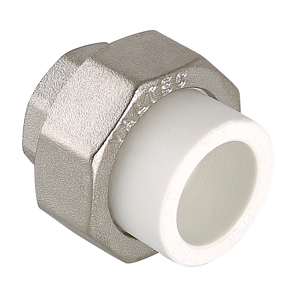 Муфта PPR белая разъемная ВР 32 х 1" Valtec VTp.762.0.03206