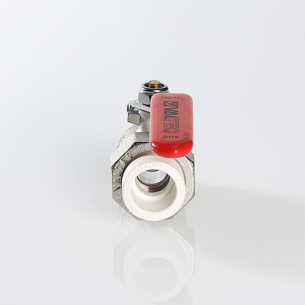 Кран латунный шаровой с переходом на PPR ВР 40х11/4 VALTEC VTp.742.0.04007
