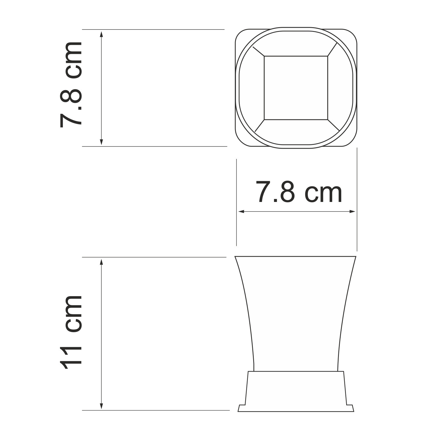 Стакан для зубных щеток никель WasserKRAFT Amper K-5428NICKEL