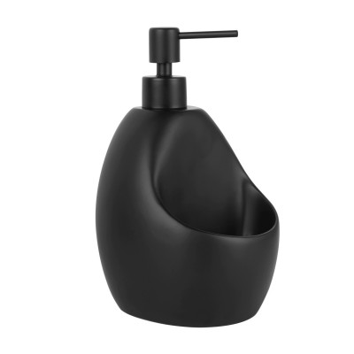 Дозатор с емкостью для губки черный WasserKRAFT K-8099BLACK