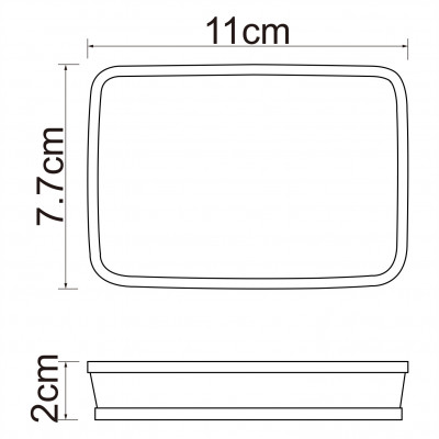 Мыльница фарфор белая WasserKRAFT Rossel K-5729
