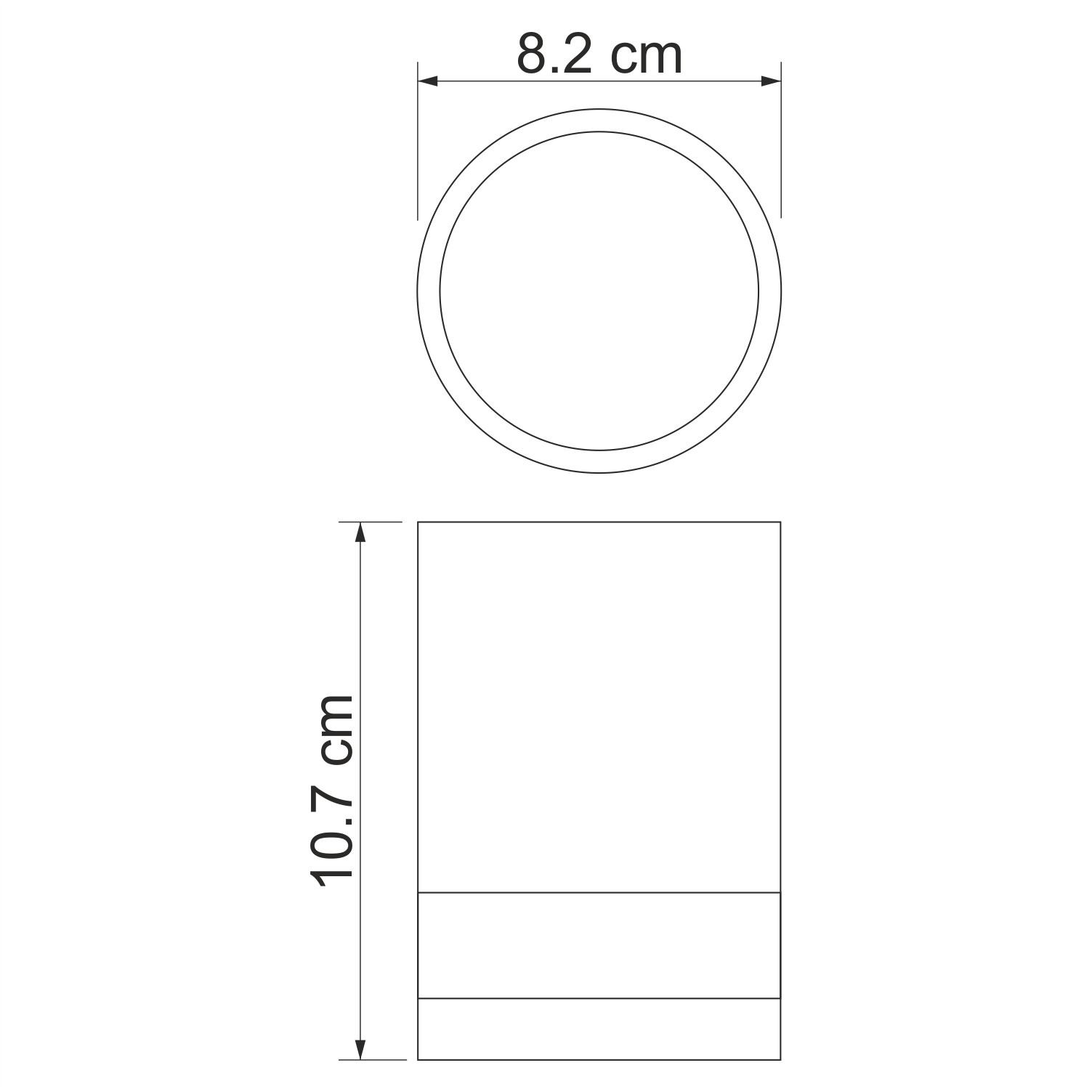 Стакан для зубных щеток белый WasserKRAFT Inn K-4328