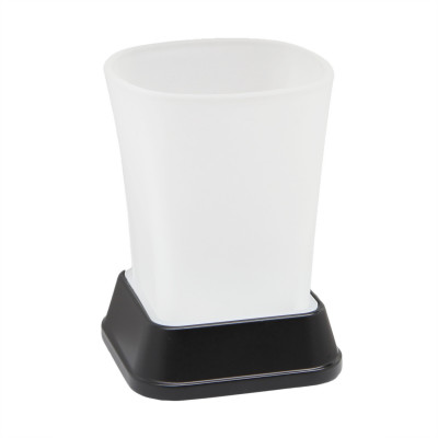 Стакан для зубных щеток черный WasserKRAFT Amper K-5428BLACK