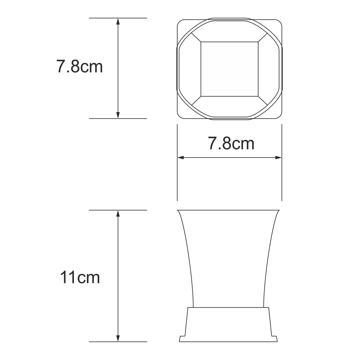 Стакан для зубных щеток черный WasserKRAFT Amper K-5428BLACK