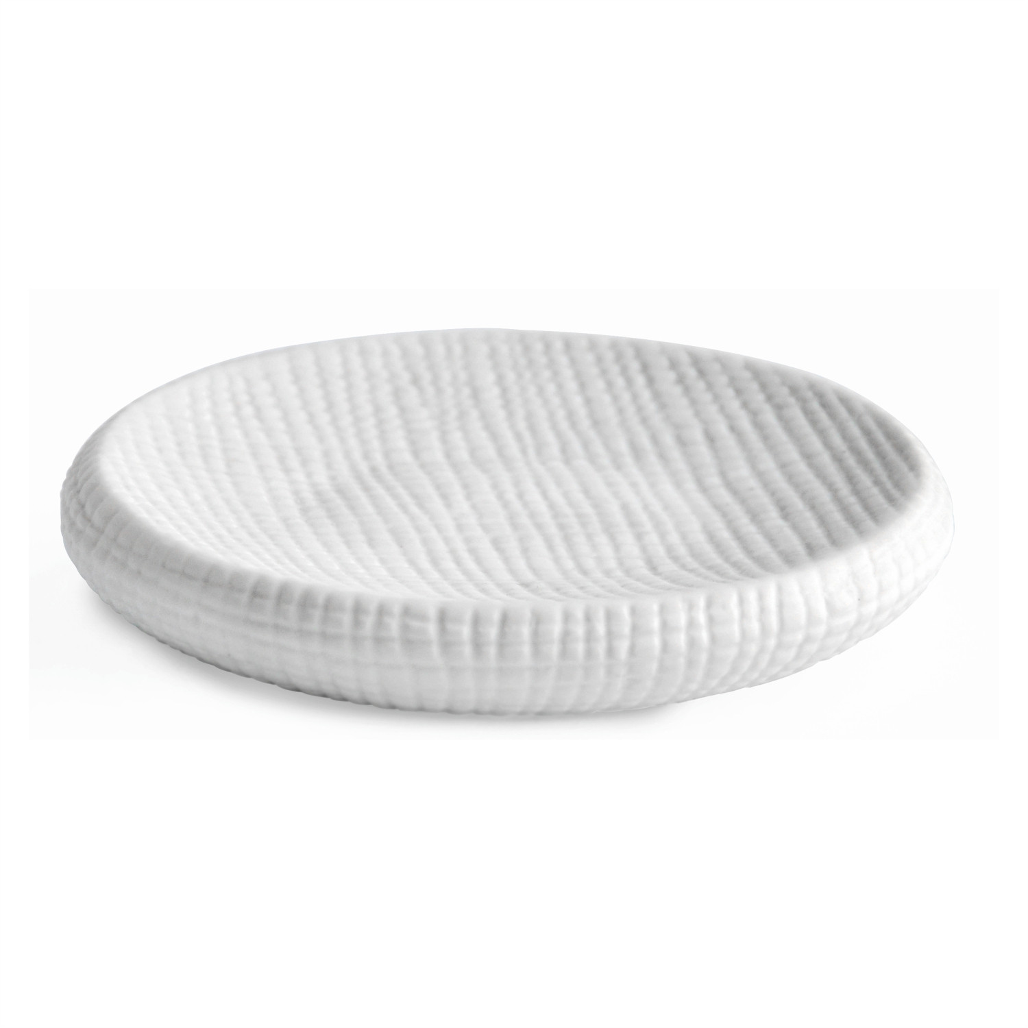 Мыльница фарфор белая WasserKRAFT Dinkel K-4629