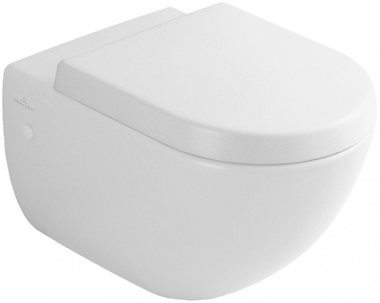 Унитаз подвесной Villeroy&Boch Subway альпийский белый, CeramicPlus, 660010R1