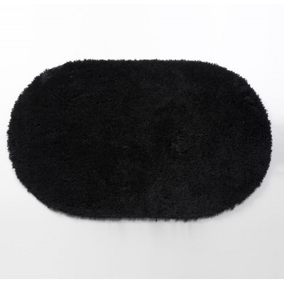 Коврик для ванной черный 60x100см WasserKRAFT Dill BM-3941