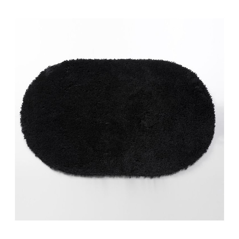 Коврик для ванной черный 60x100см WasserKRAFT Dill BM-3941