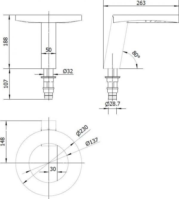 Сушилка с краном и дозатором 3 в 1 Nofer Concept 3 компактная, золото, 01901.GD