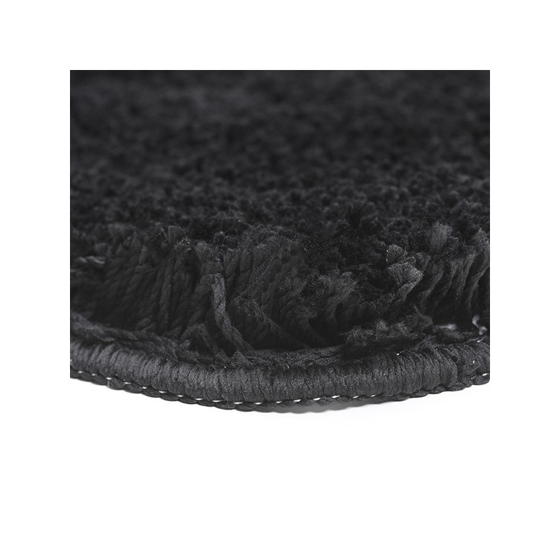 Коврик для ванной черный 55x57см WasserKRAFT Kammel BM-8346