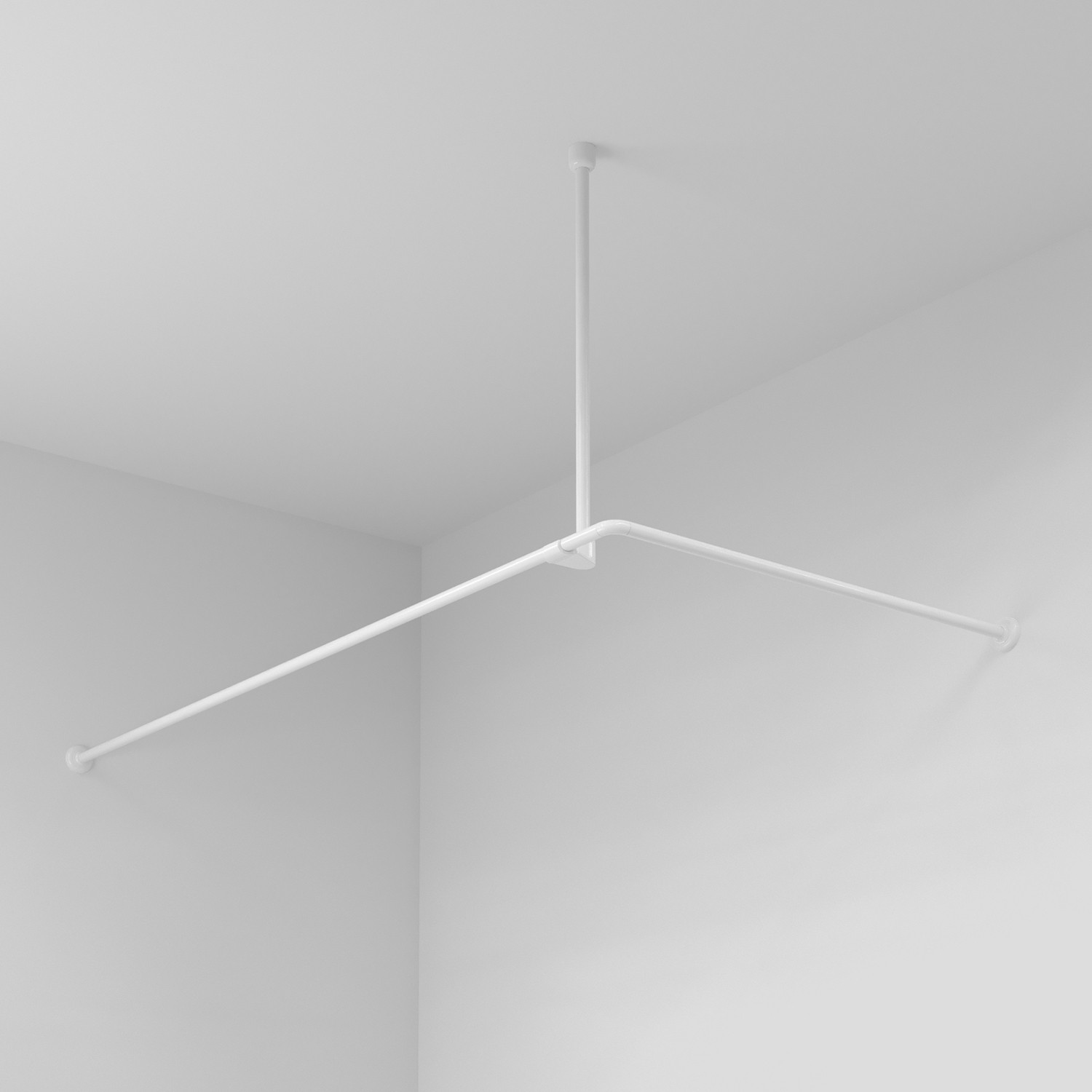 Карниз для ванной 180x90см белый WasserKRAFT Kammel SC-839018