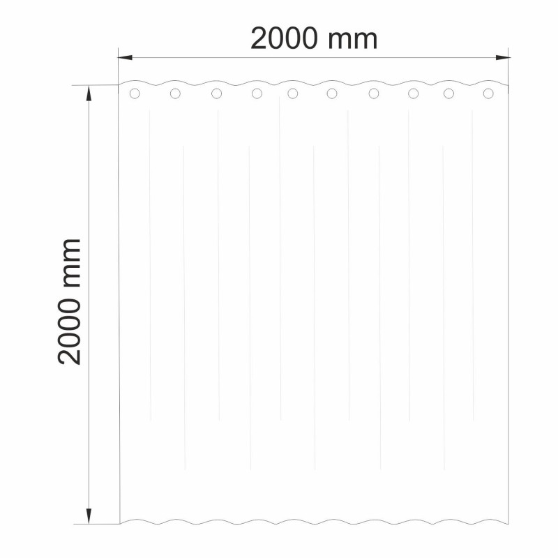 Шторка для ванной WasserKRAFT Aland SC-85103