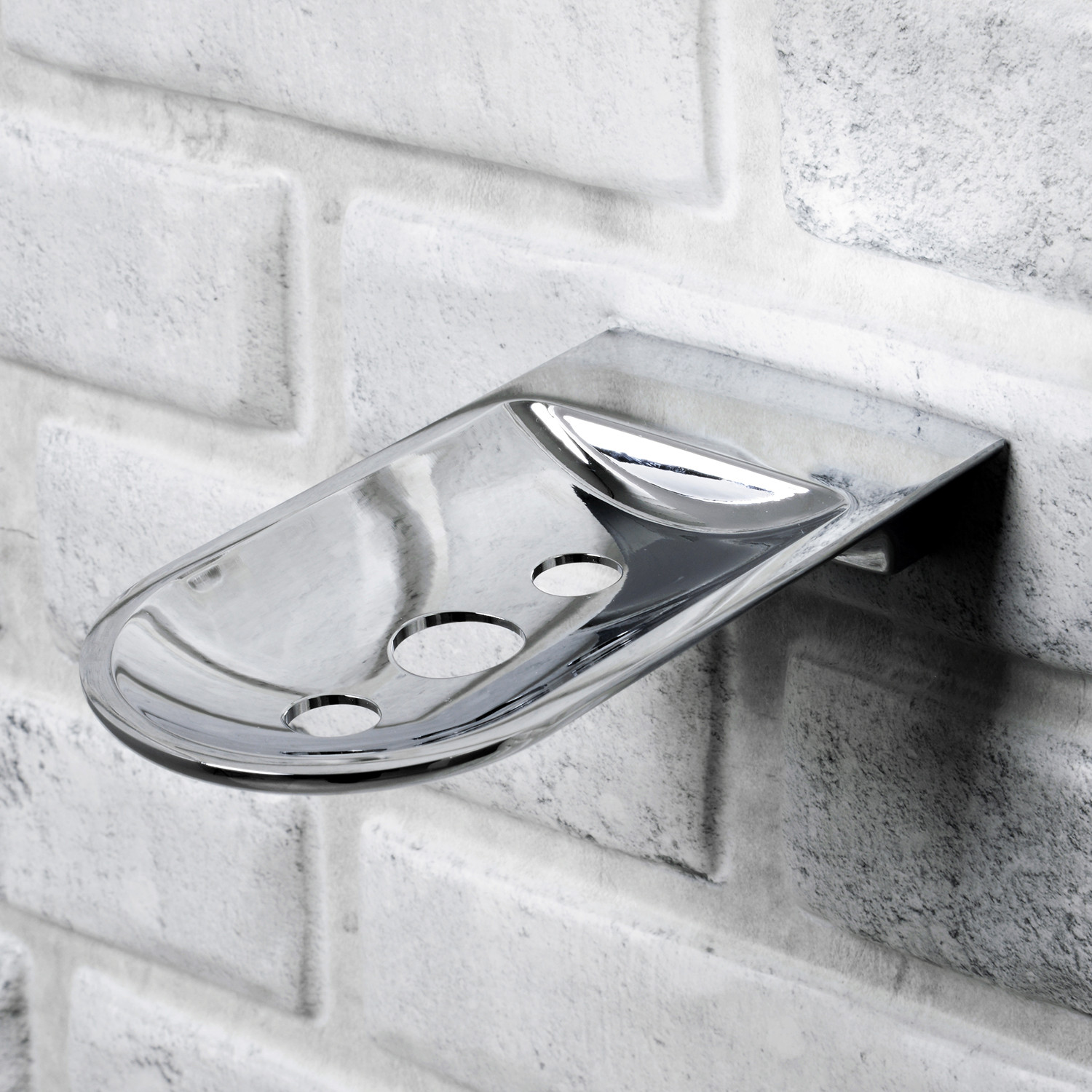 Мыльница-решетка хром WasserKRAFT Kammel K-8369