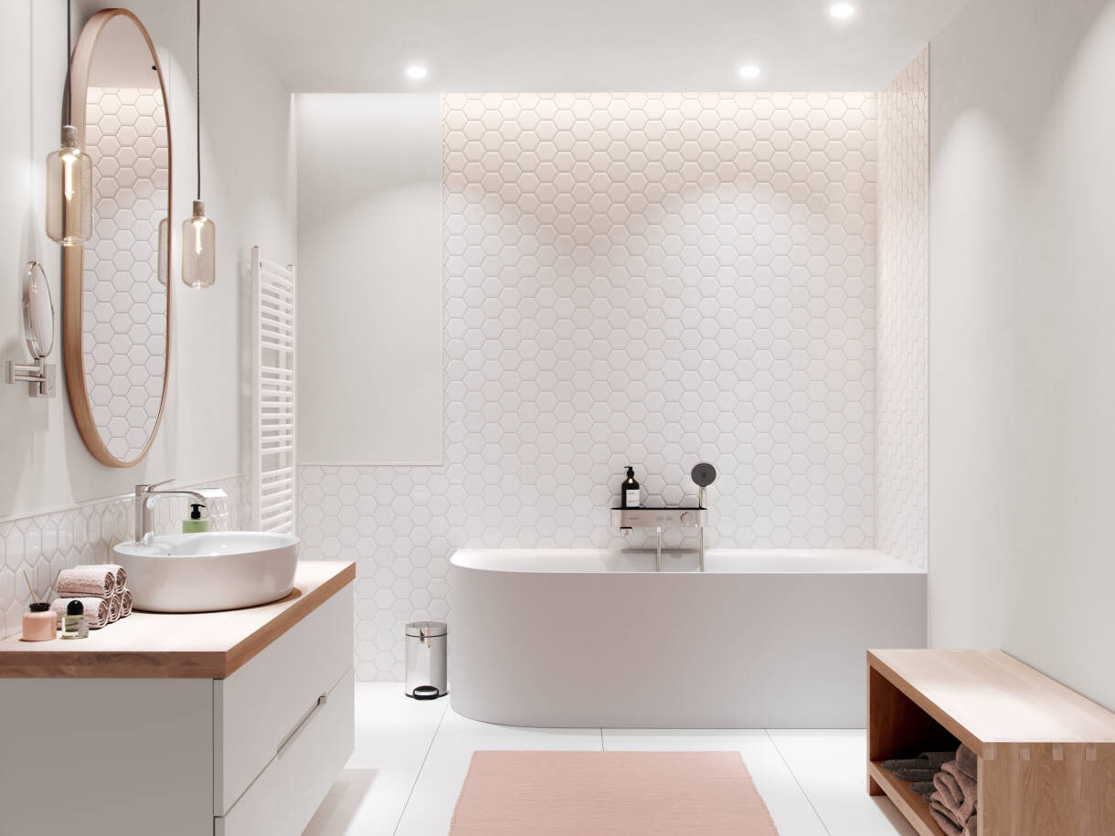 Термостат для ванны Hansgrohe ShowerTablet Select 400 для внешней установки, хром, 24340000