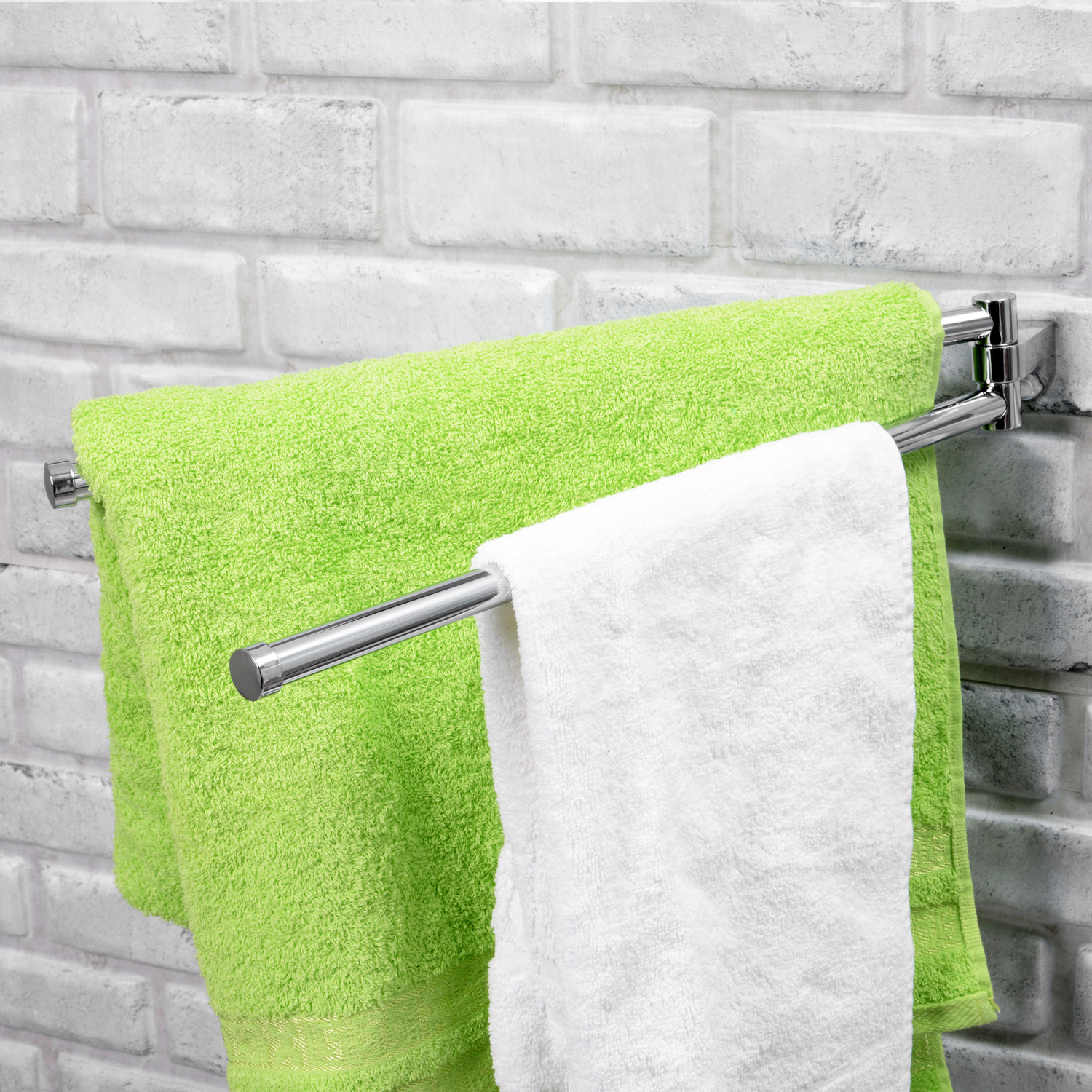 Держатель полотенец рога хром WasserKRAFT Kammel K-8331