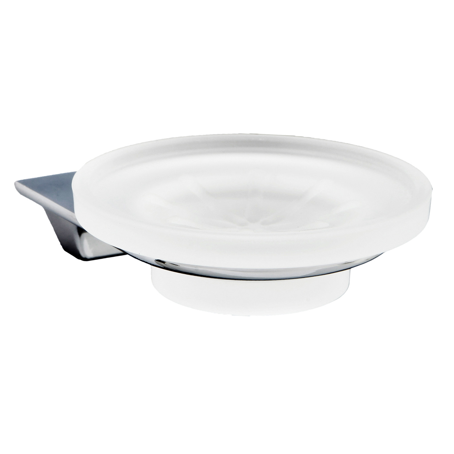 Мыльница стеклянная хром WasserKRAFT Kammel K-8329