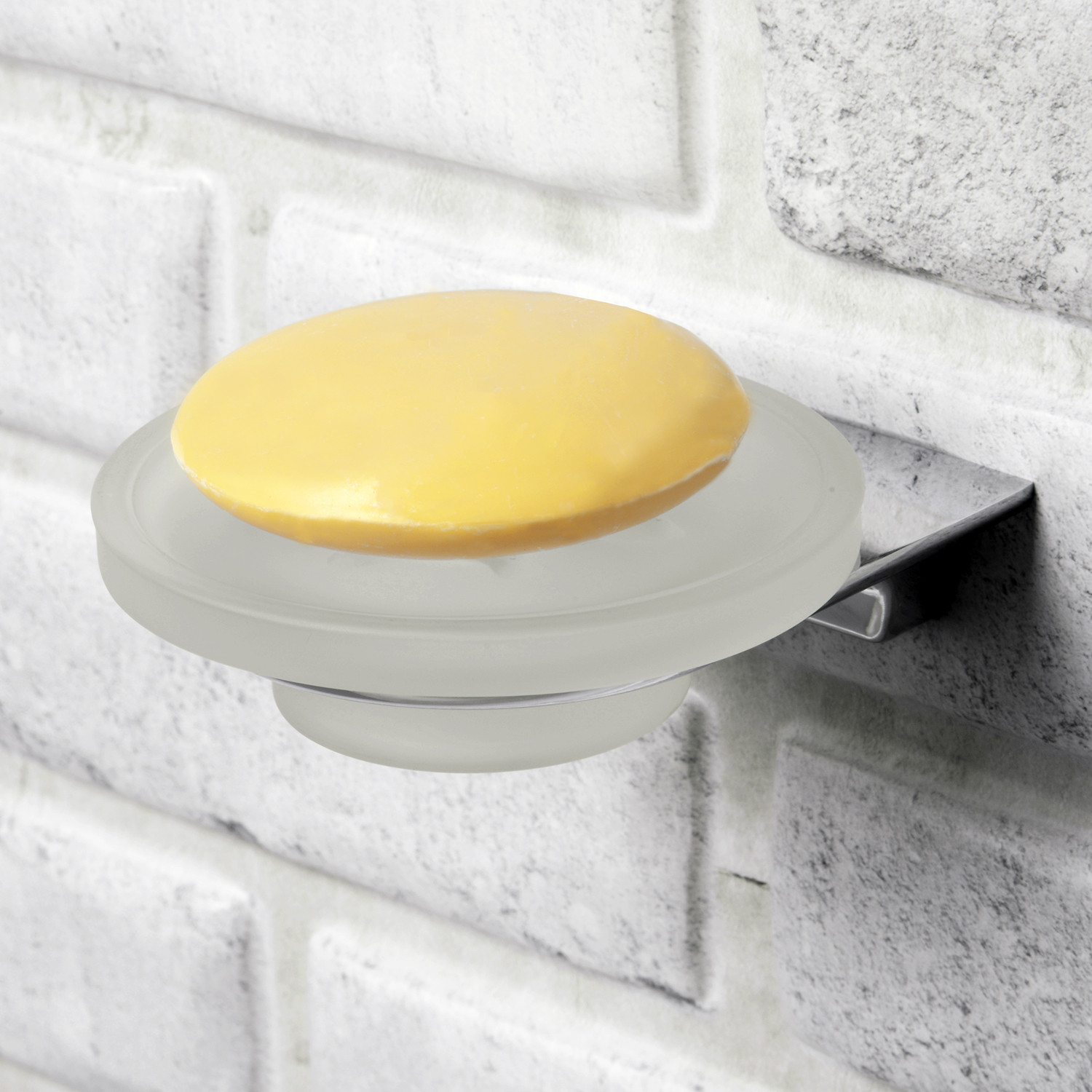 Мыльница стеклянная хром WasserKRAFT Kammel K-8329