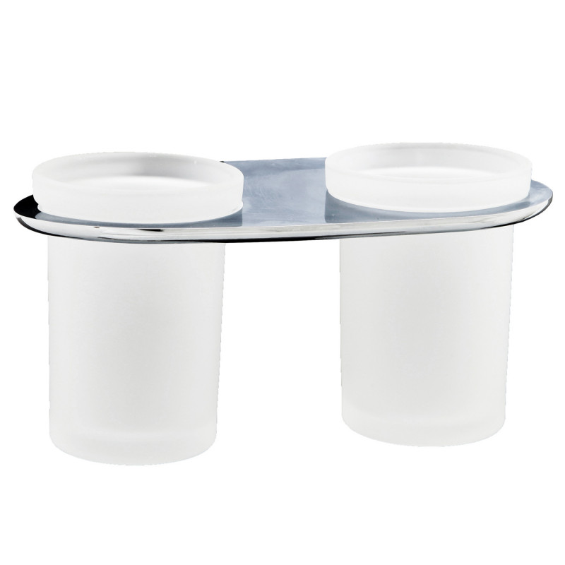 Подстаканник двойной хром WasserKRAFT Kammel K-8328D