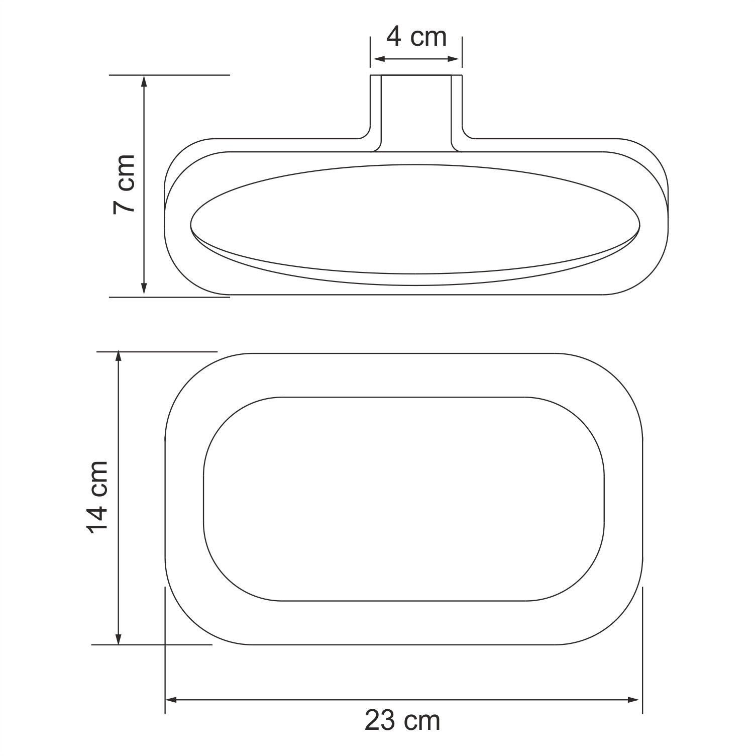 Держатель полотенец кольцо белый WasserKRAFT Kammel K-8360W