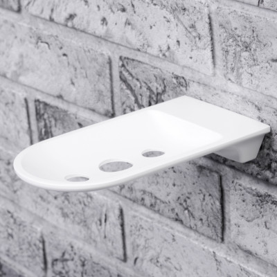 Мыльница-решетка белый WasserKRAFT Kammel K-8369W