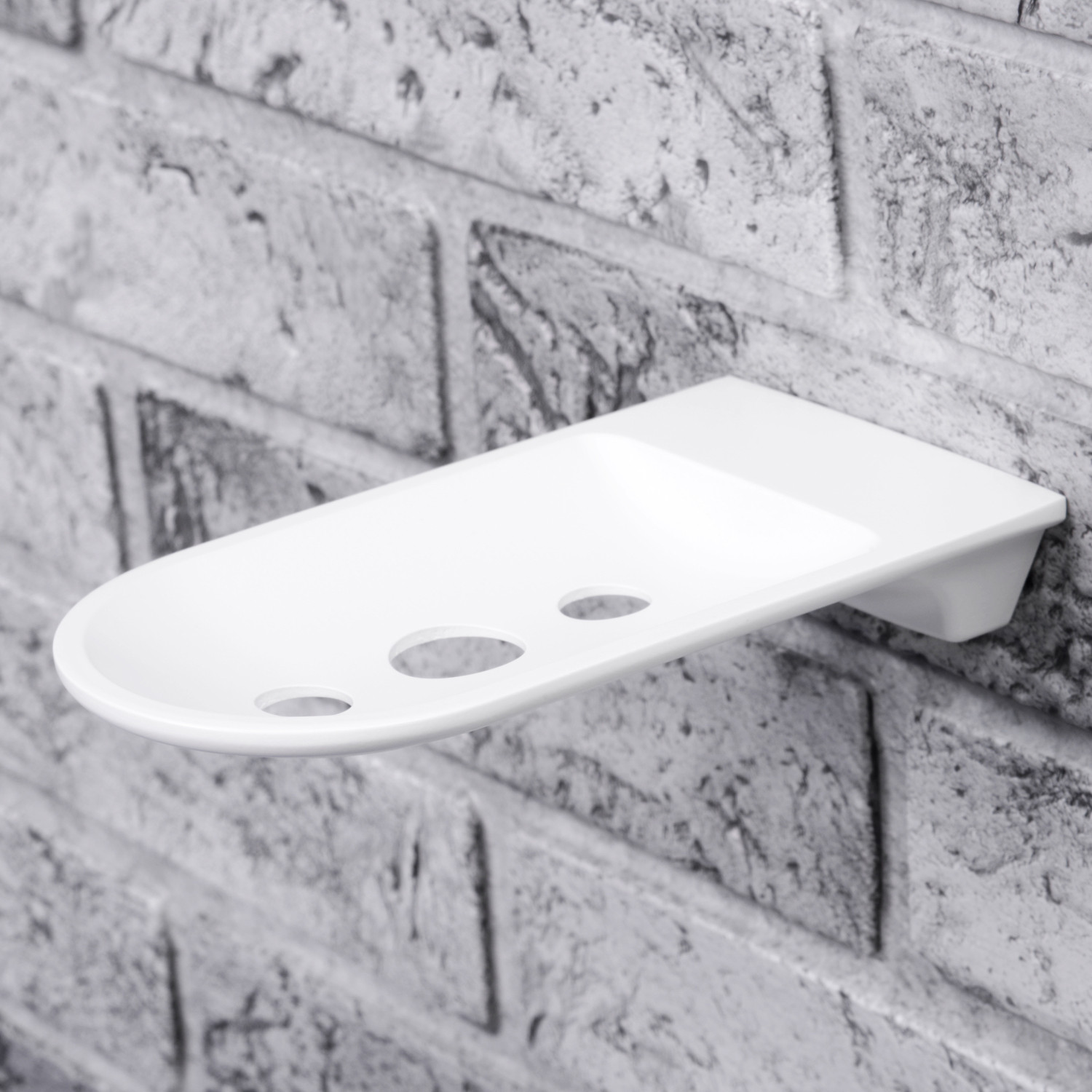 Мыльница-решетка белый WasserKRAFT Kammel K-8369W