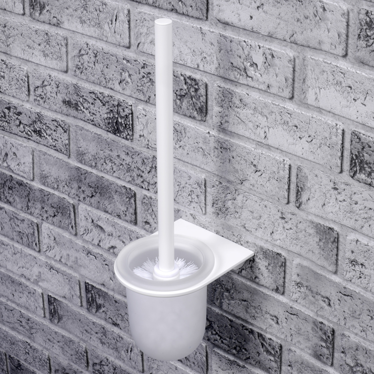 Щетка для унитаза подвесная белая WasserKRAFT Kammel K-8327W