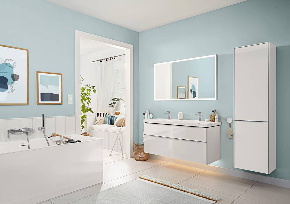Ванна 180x80см Villeroy&Boch Subway 3.0 Альпийский белый, слив белый, перелив хромированный, UBQ180SBW2DV-01