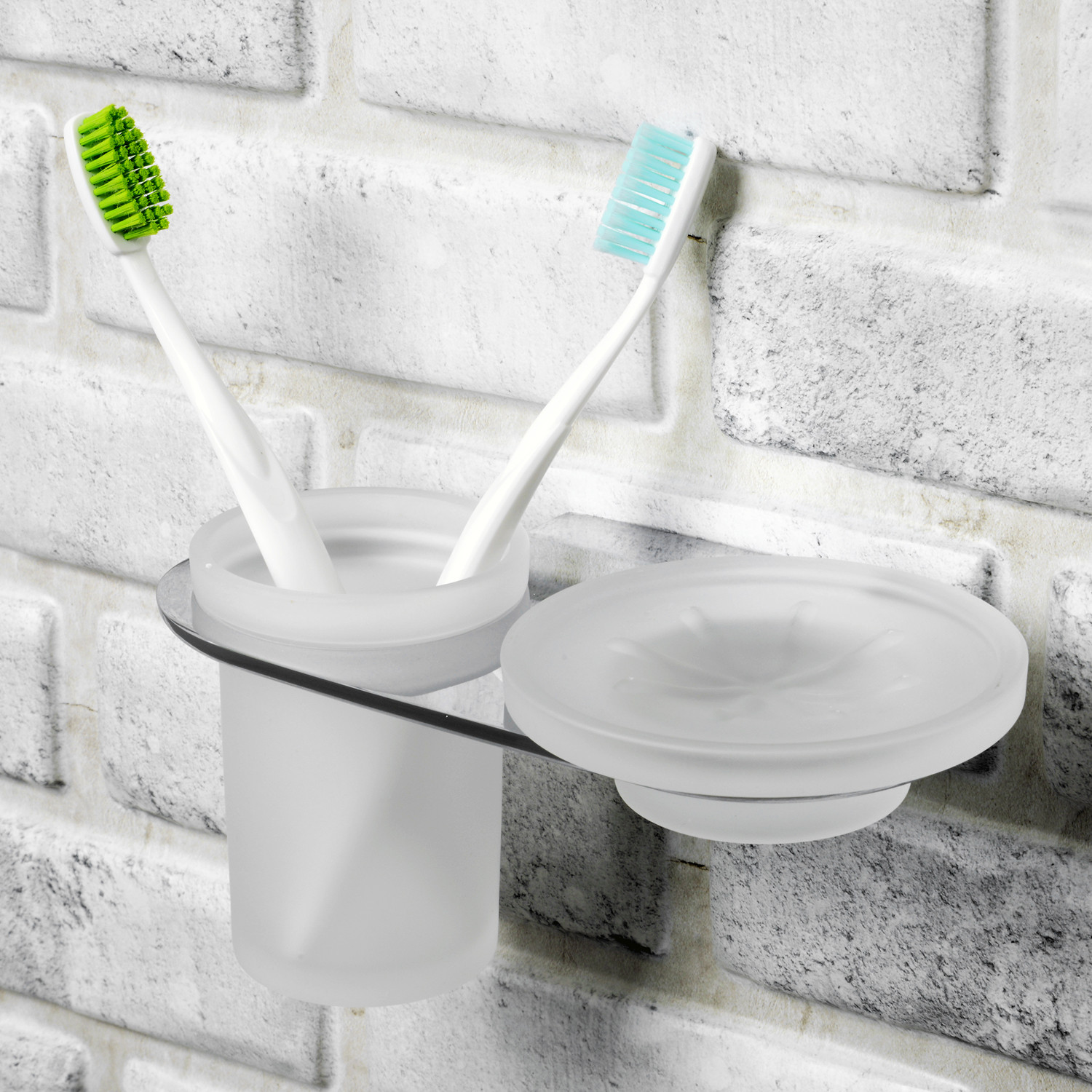 Держатель стакана и мыльницы хром WasserKRAFT Kammel K-8326
