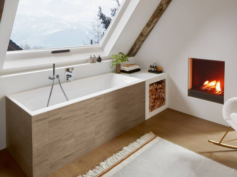 Ванна 170x75см Villeroy&Boch Subway 3.0 Stone White, слив Stone White, перелив хром, UBQ170SBW2DV-RW