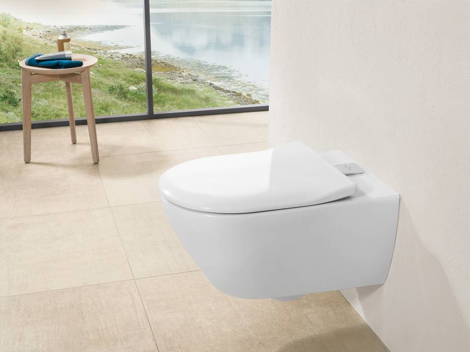 Унитаз подвесной Villeroy&Boch Subway 2.0, с открытым смывным краем, с ViFresh, Альпийский белый 5614A101