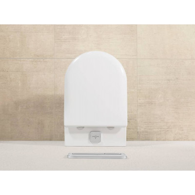 Унитаз подвесной Villeroy&Boch Subway 2.0, с открытым смывным краем, с ViFresh, Альпийский белый, AntiBac Ceramic Plus, 5614A1T2