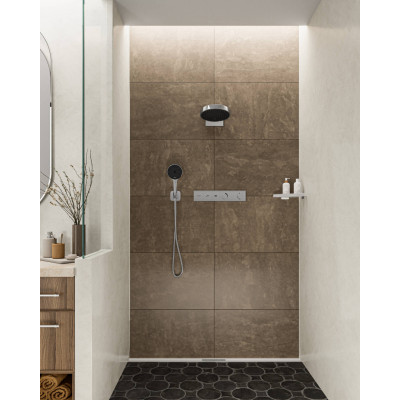 Термостат скрытого монтажа для 2 потребителей Hansgrohe RainSelect полированное золото 15380990