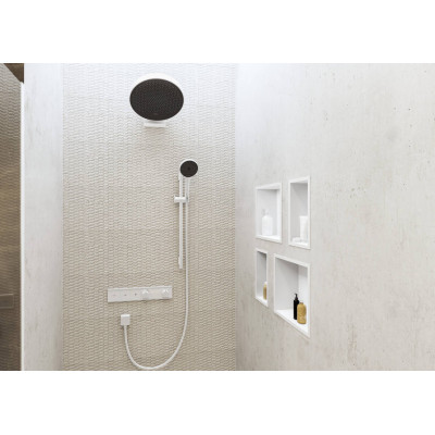 Термостат скрытого монтажа для 2 потребителей Hansgrohe RainSelect полированное золото 15380990