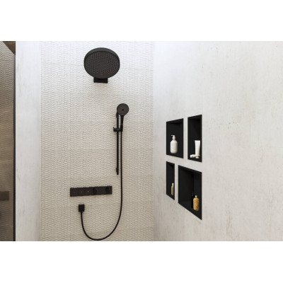 Термостат скрытого монтажа для 2 потребителей Hansgrohe RainSelect полированное золото 15380990
