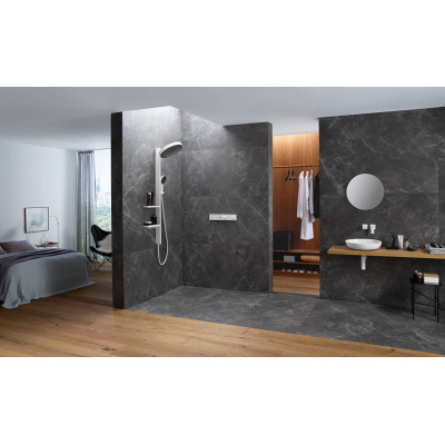 Термостат скрытого монтажа для 2 потребителей Hansgrohe RainSelect полированное золото 15380990