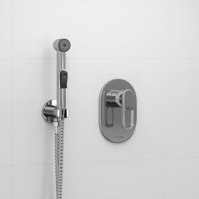Встраиваемый комплект для биде со шлангом 100см WasserKRAFT Kammel A111856