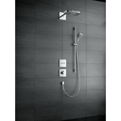 Вентиль скрытого монтажа для 3 потребителей Hansgrohe ShowerSelect брашированный черный хром, 15764340